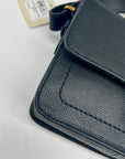 Fossil Zoey Black Leather Crossbody Bag