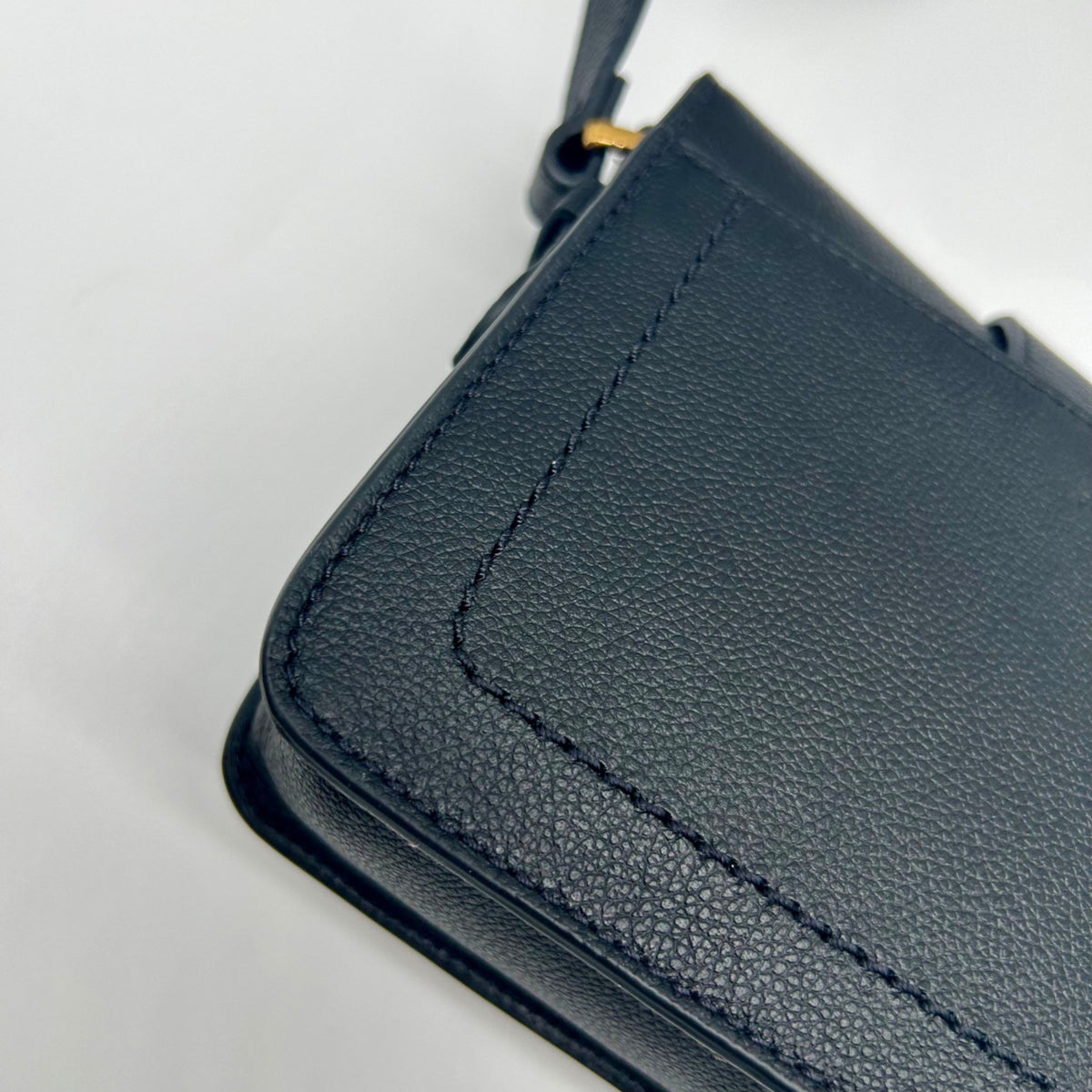 Fossil Zoey Black Leather Crossbody Bag