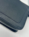 Fossil Zoey Black Leather Crossbody Bag