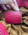 Coach Red Leather Madison Pheobe Shoulder Bag