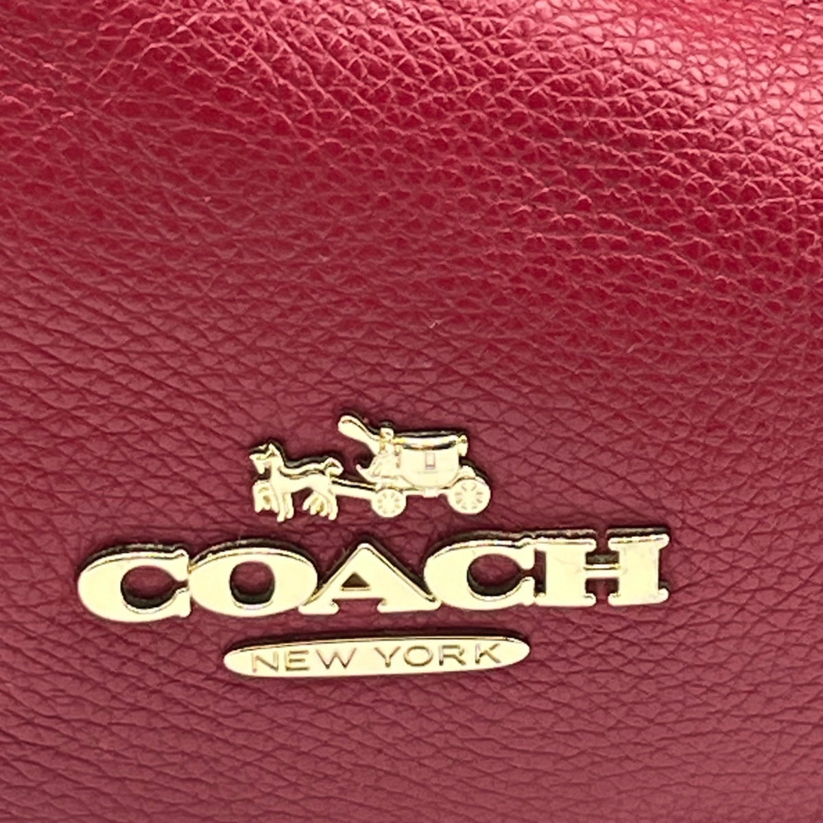 Coach Red Leather Madison Pheobe Shoulder Bag