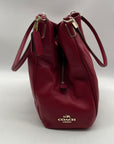 Coach Red Leather Madison Pheobe Shoulder Bag