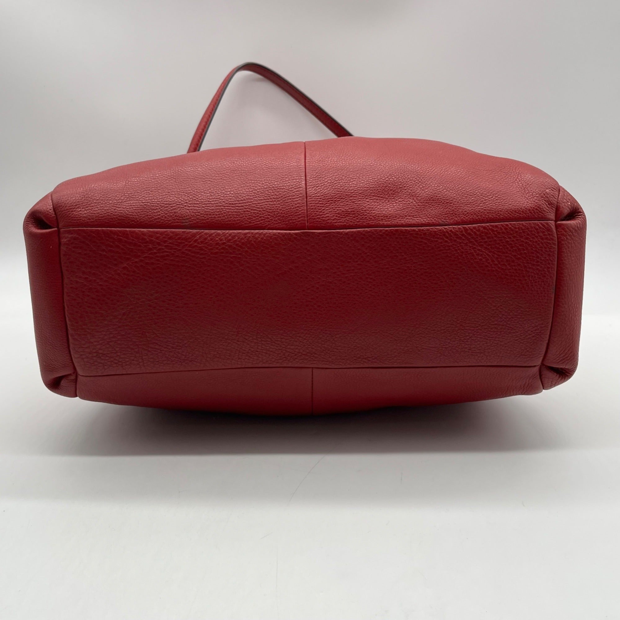 Coach Red Leather Madison Pheobe Shoulder Bag