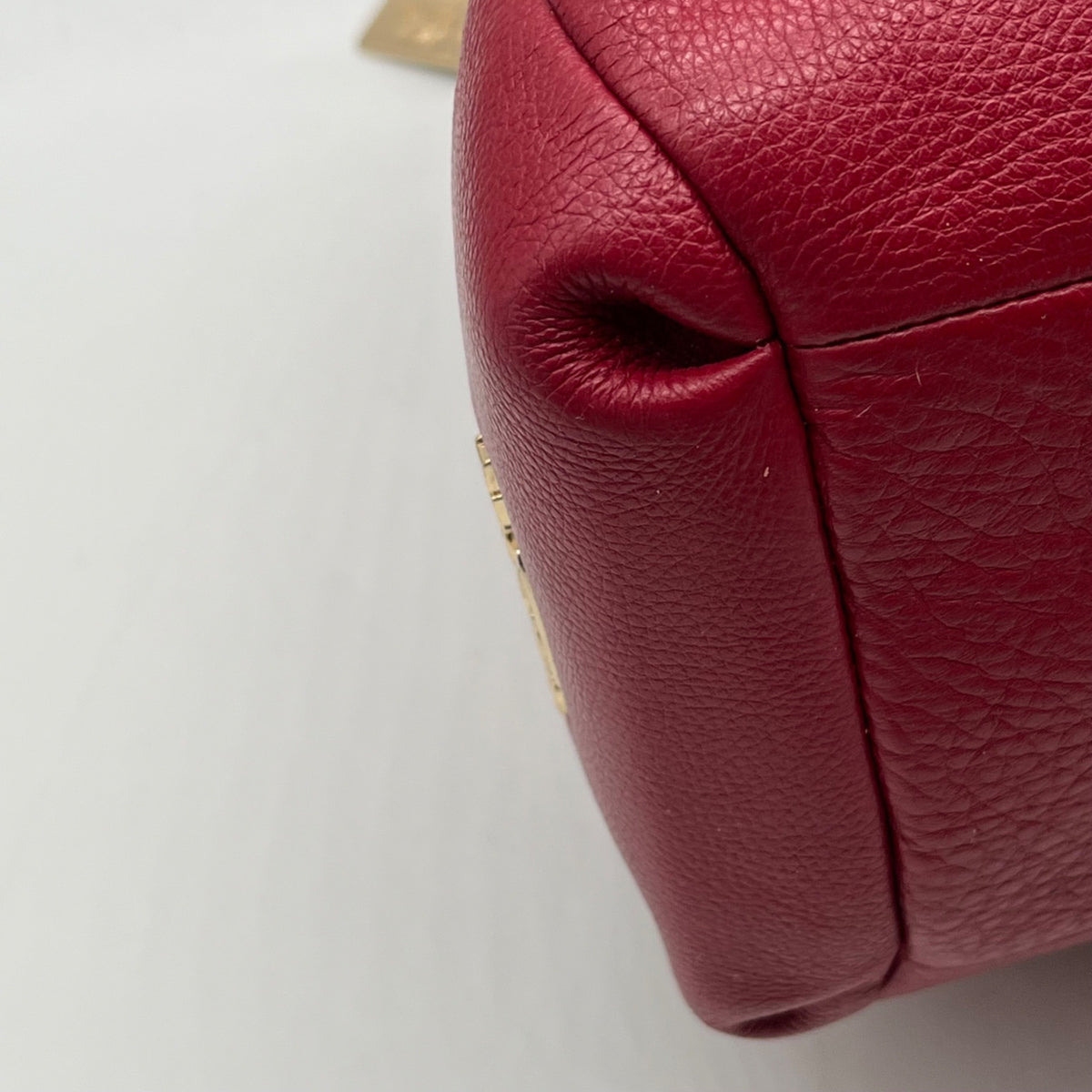 Coach Red Leather Madison Pheobe Shoulder Bag