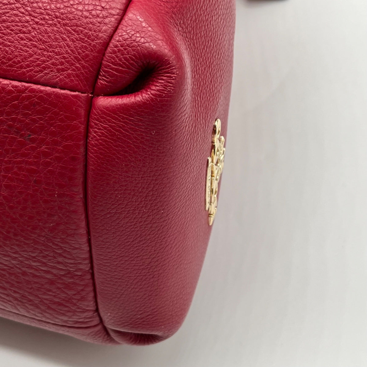 Coach Red Leather Madison Pheobe Shoulder Bag