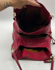 Coach Red Leather Madison Pheobe Shoulder Bag