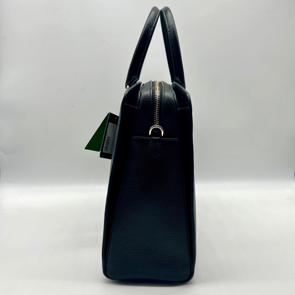 Kate Spade Black Pebbled Leather Satchel Tote Bag