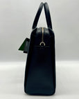 Kate Spade Black Pebbled Leather Satchel Tote Bag