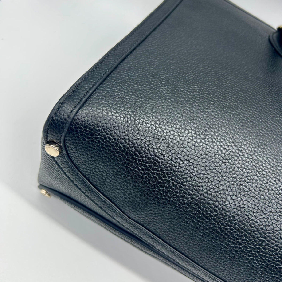Kate Spade Black Pebbled Leather Satchel Tote Bag