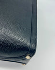 Kate Spade Black Pebbled Leather Satchel Tote Bag