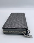 Michael Kors Dark Silver Monogram Jet Set Wristlet - NWT