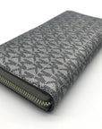 Michael Kors Dark Silver Monogram Jet Set Wristlet - NWT