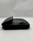 Giani Bernini Black Softy Leather Tech Crossbody Wallet
