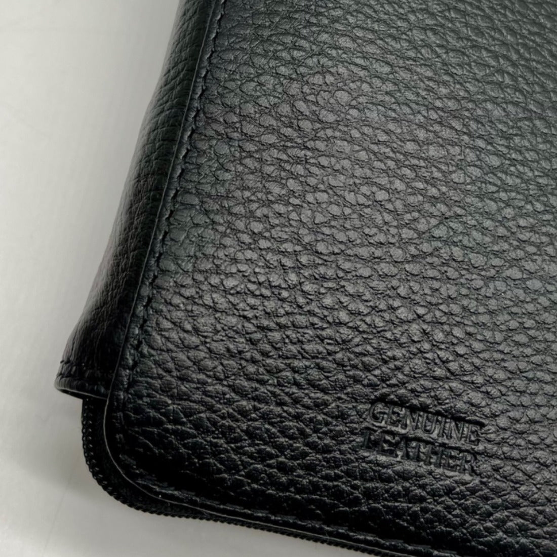 Giani Bernini Black Softy Leather Tech Crossbody Wallet
