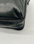 Fossil Black Padded Leather Crossbody Bag