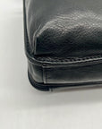 Fossil Black Padded Leather Crossbody Bag