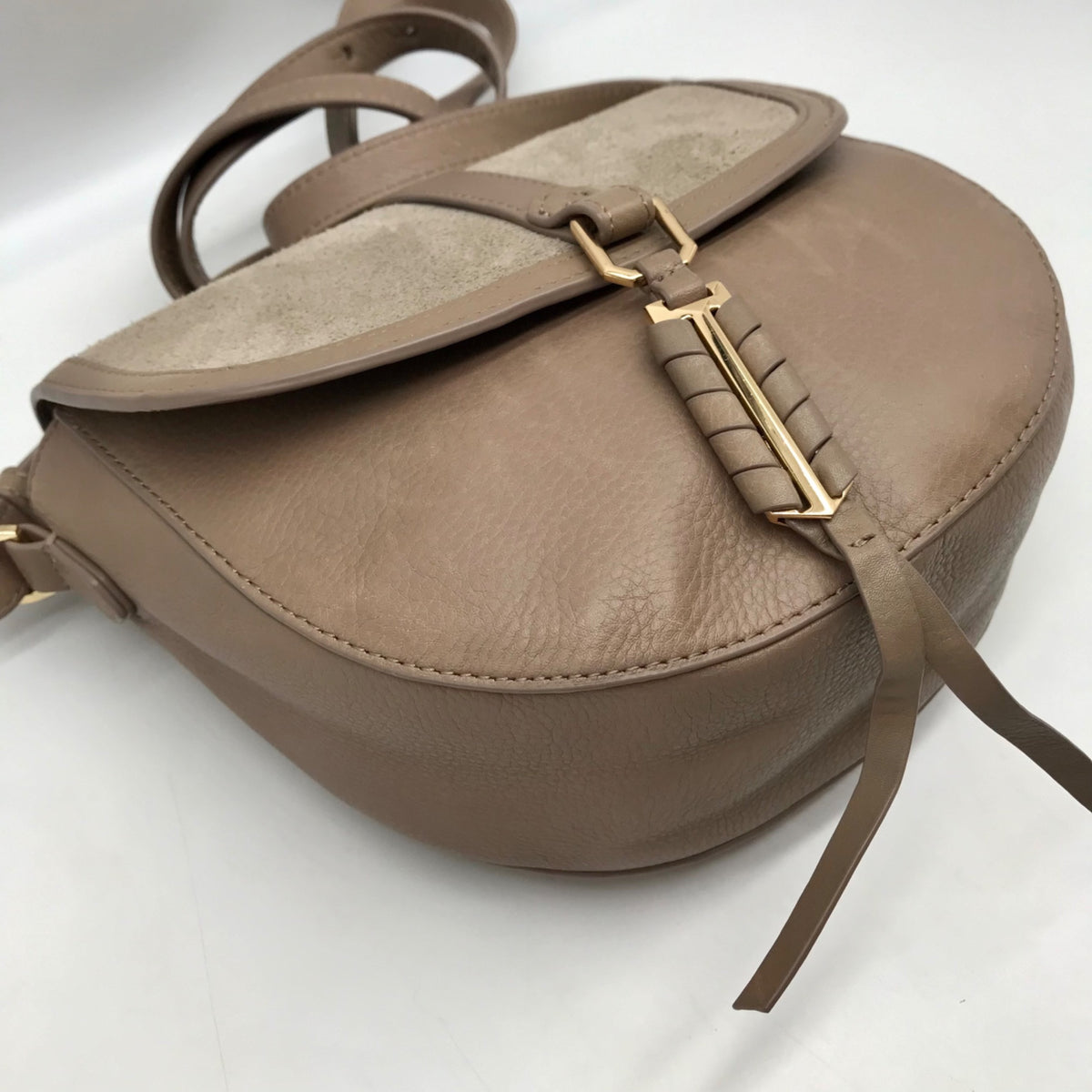 Stella &amp; Dot Mushroom Leather Sloane Crossbody Bag