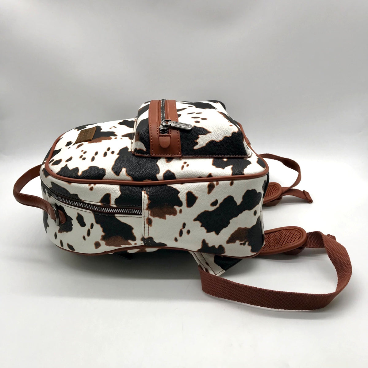 Wrangler Cow Print Faux Leather Backpack