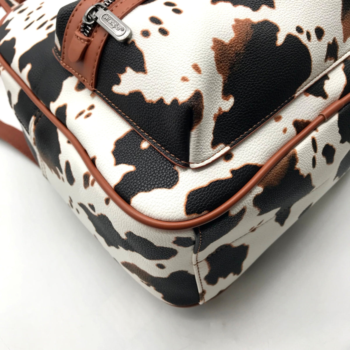 Wrangler Cow Print Faux Leather Backpack