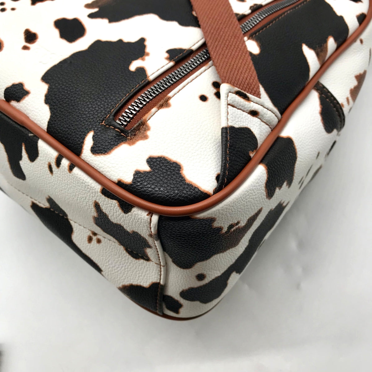 Wrangler Cow Print Faux Leather Backpack