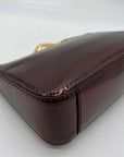 Michael Kors Oxblood Rouge Sombre Leather Shoulder Bag Gift Set