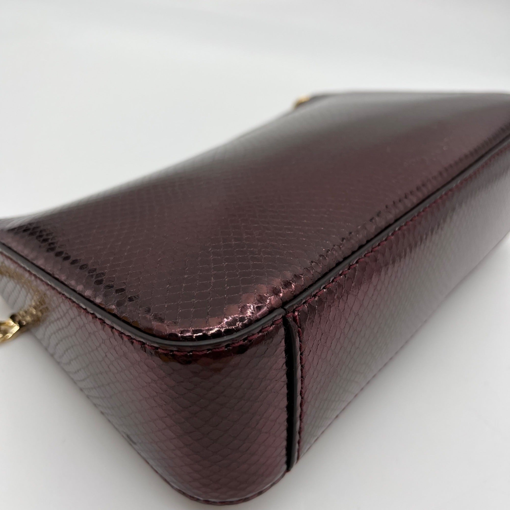 Michael Kors Oxblood Rouge Sombre Leather Shoulder Bag Gift Set