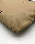 Lodis Tan Woven Leather Solstice Hobo Bag