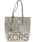 Michael Kors Clear Plastic Graphic Logo Print Tote Bag