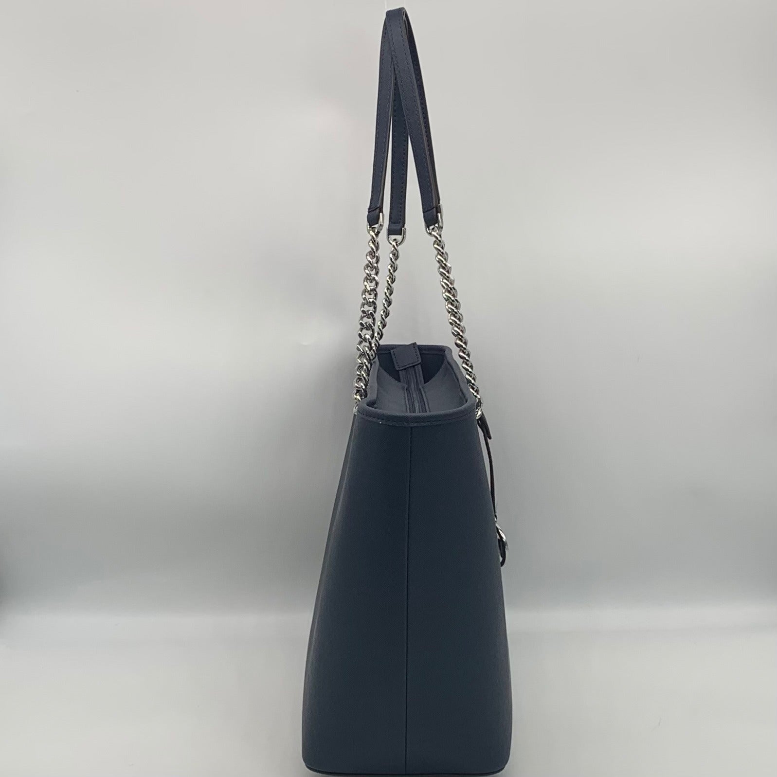 Michael Kors East West Shania Navy Chain Tote