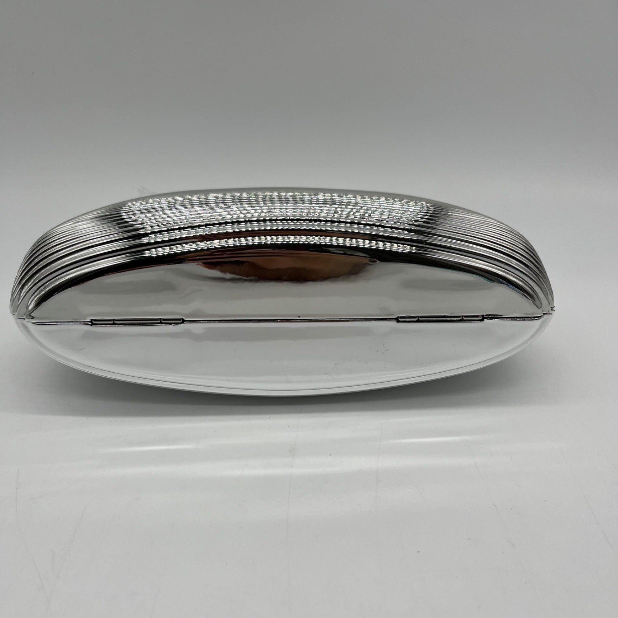 Cult Gaia Mimi Silver Top Handle Bag