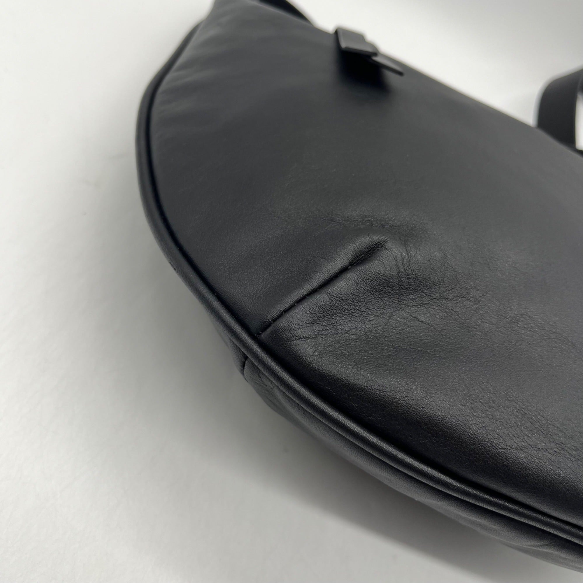 Rag &amp; Bone Black Spire Leather Hobo Bag
