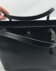 Kate Spade Black Leather Sawyer Street Maxi Tote Bag