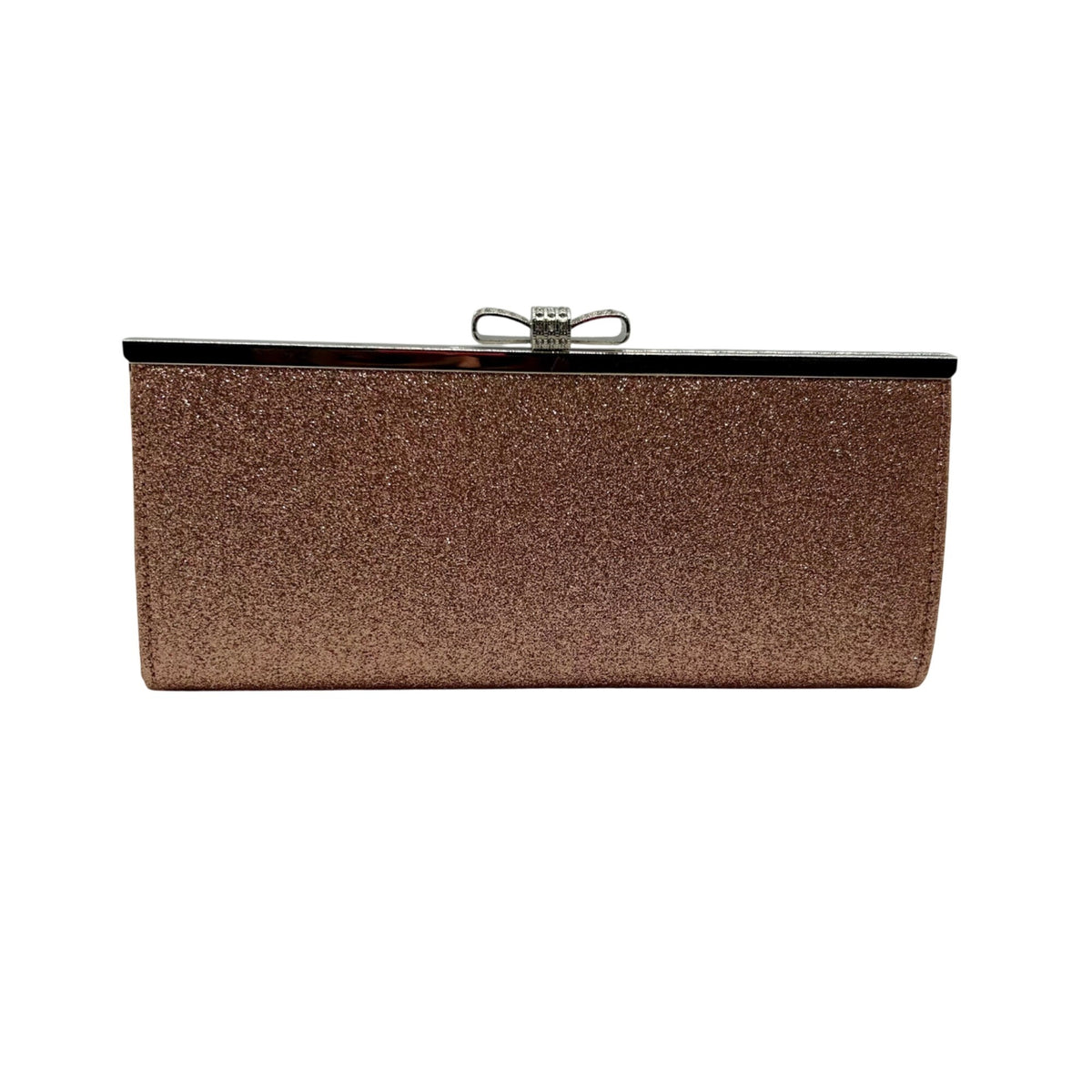 I.N.C. International Concepts Rose Gold Fabric Evening Clutch