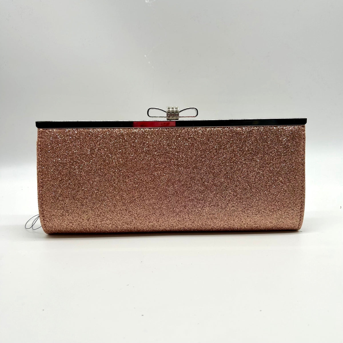 I.N.C. International Concepts Rose Gold Fabric Evening Clutch