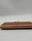 I.N.C. International Concepts Rose Gold Fabric Evening Clutch