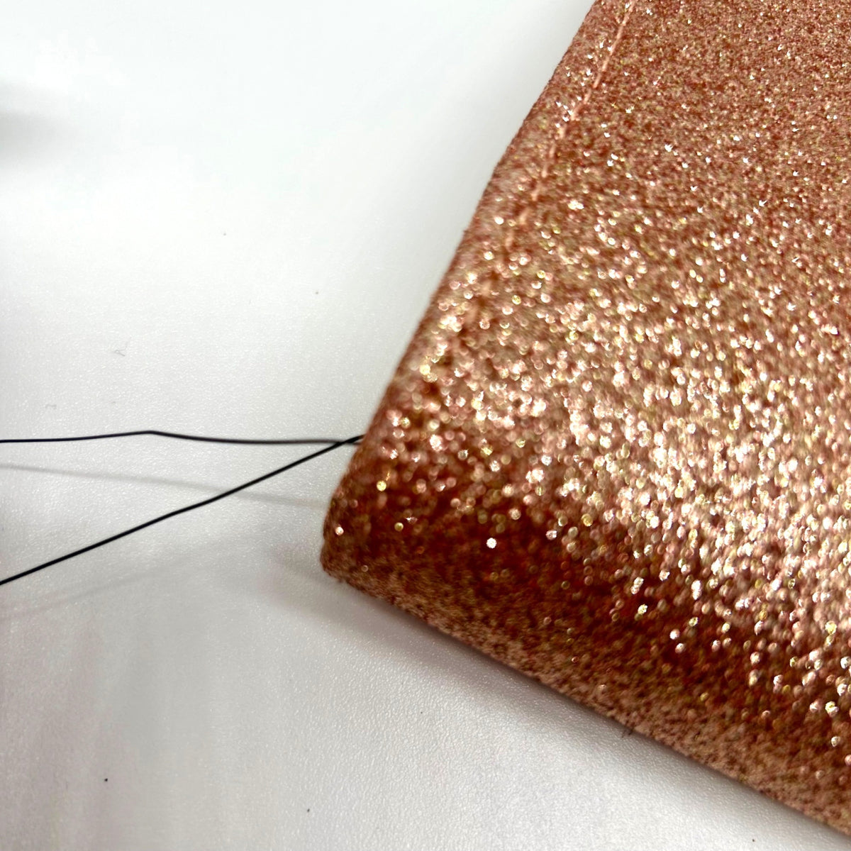 I.N.C. International Concepts Rose Gold Fabric Evening Clutch