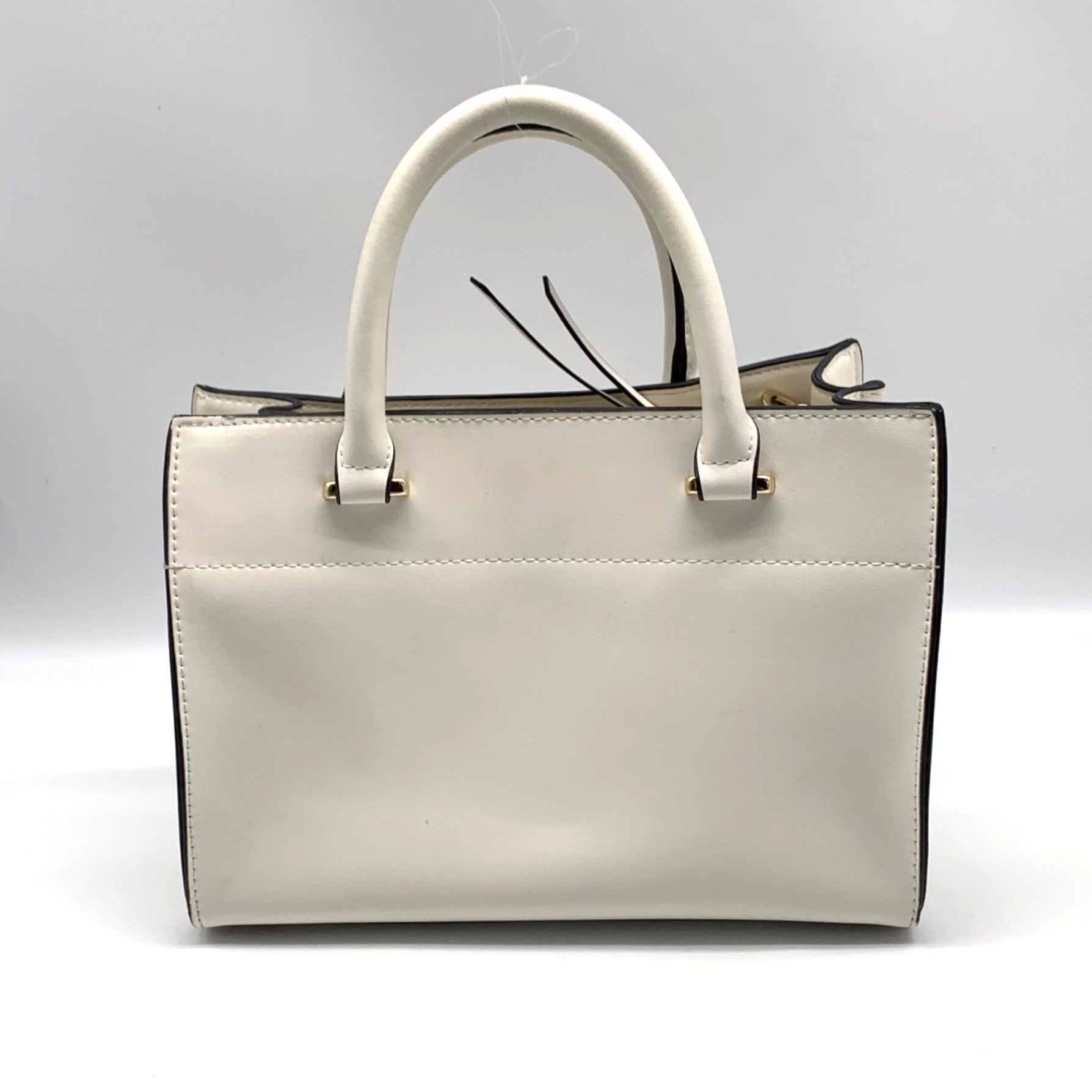 Crown &amp; Ivy White Convertible Crossbody Satchel