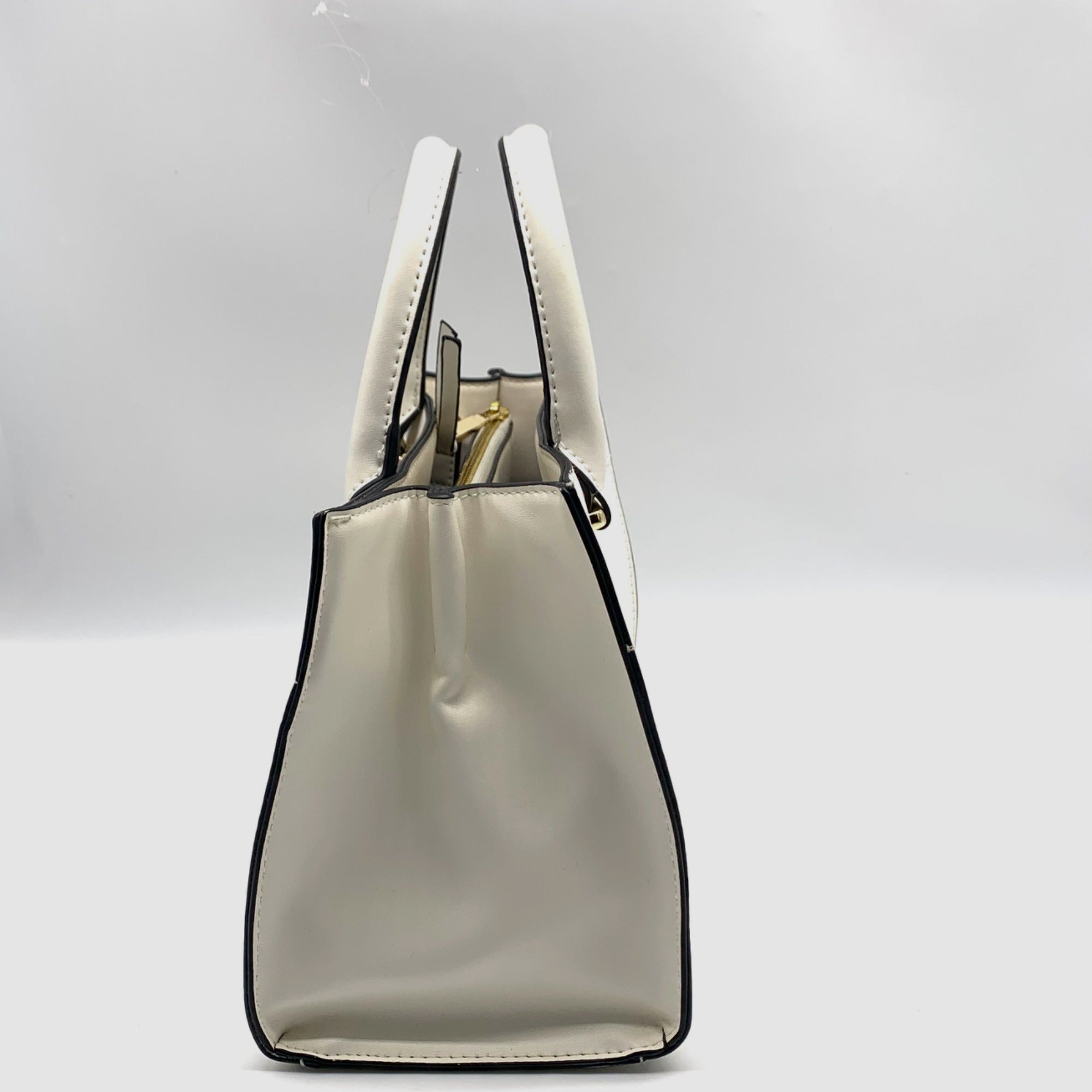 Crown &amp; Ivy White Convertible Crossbody Satchel