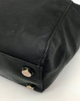 Michael Kors Black Nylon Kelsey Top Zip Tote Bag
