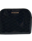 Michael Kors Black Cindy Patent Leather Dome Shoulder Bag