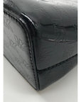 Michael Kors Black Cindy Patent Leather Dome Shoulder Bag