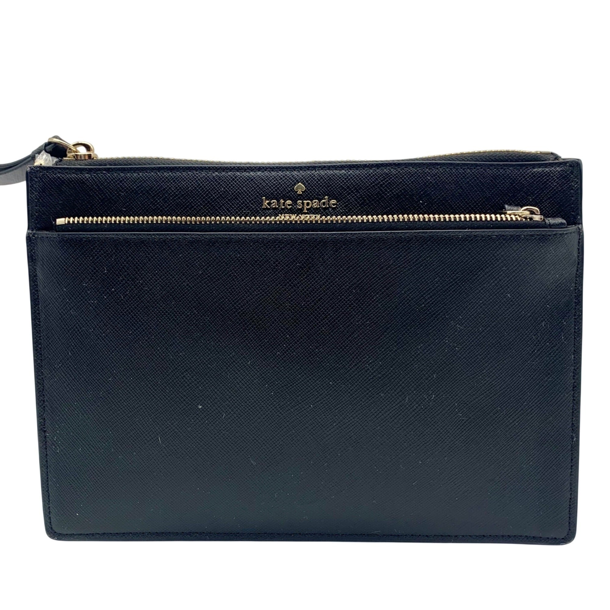 Kate Spade Black Leather Cameron Zip Crossbody Bag