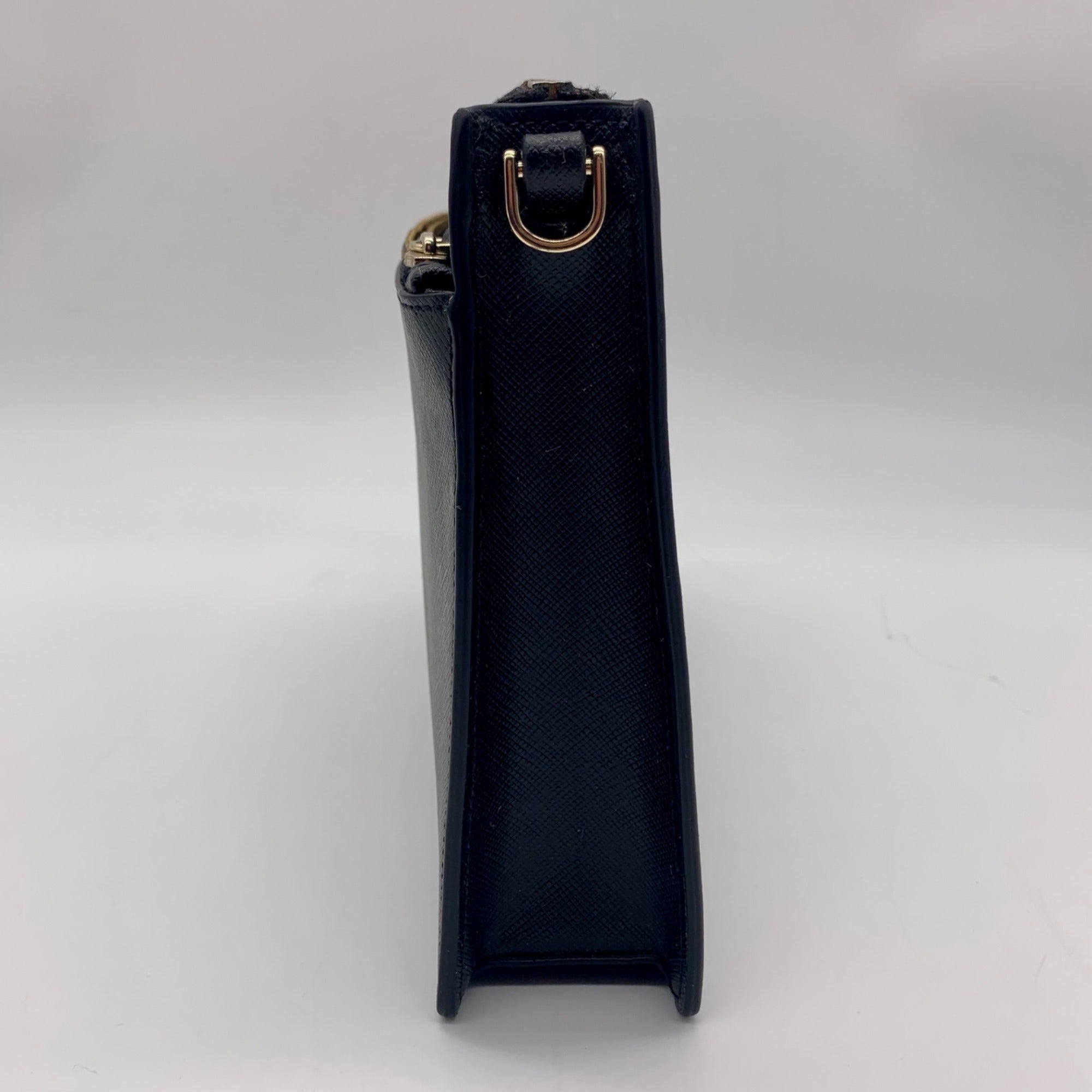 Kate Spade Black Leather Cameron Zip Crossbody Bag