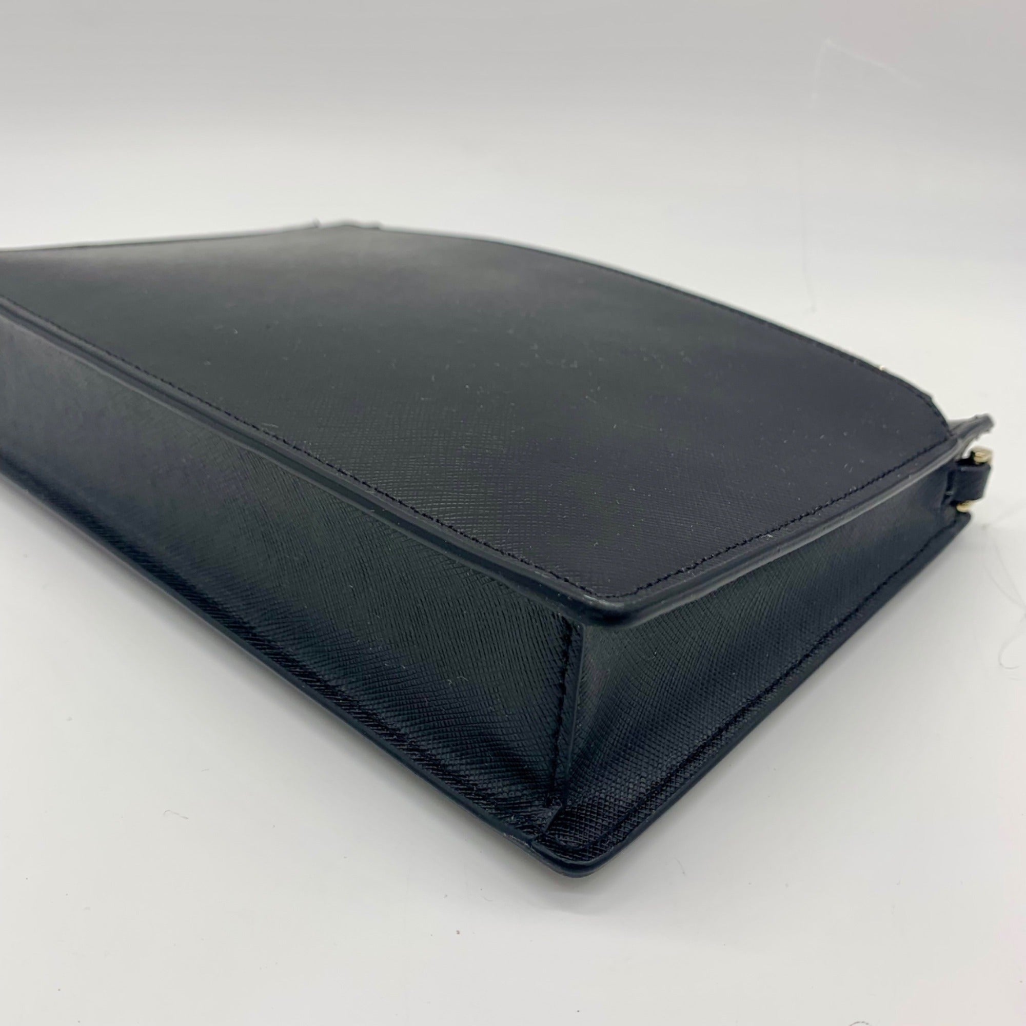 Kate Spade Black Leather Cameron Zip Crossbody Bag
