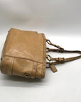 Coach Tan Patent Leather Gallery Tote Bag 11500