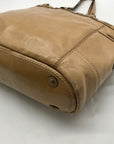Coach Tan Patent Leather Gallery Tote Bag 11500