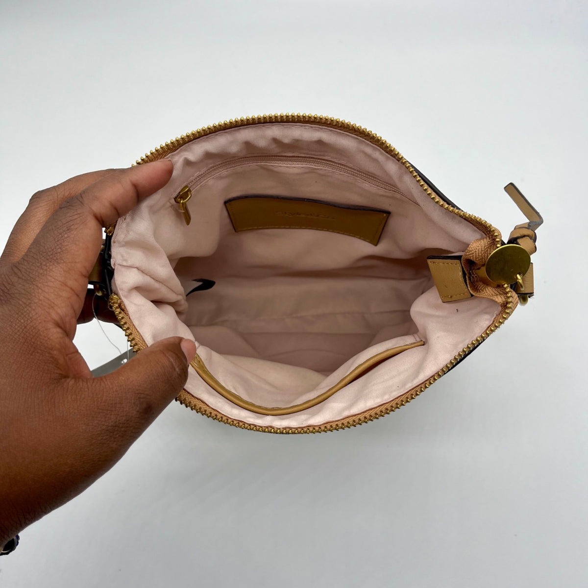 Style &amp; Co Beige Straw Crossbody Bag