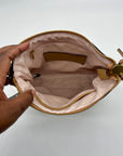 Style & Co Beige Straw Crossbody Bag