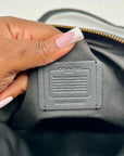 Coach Black Pebbled Leather Reversible Handbag F34823