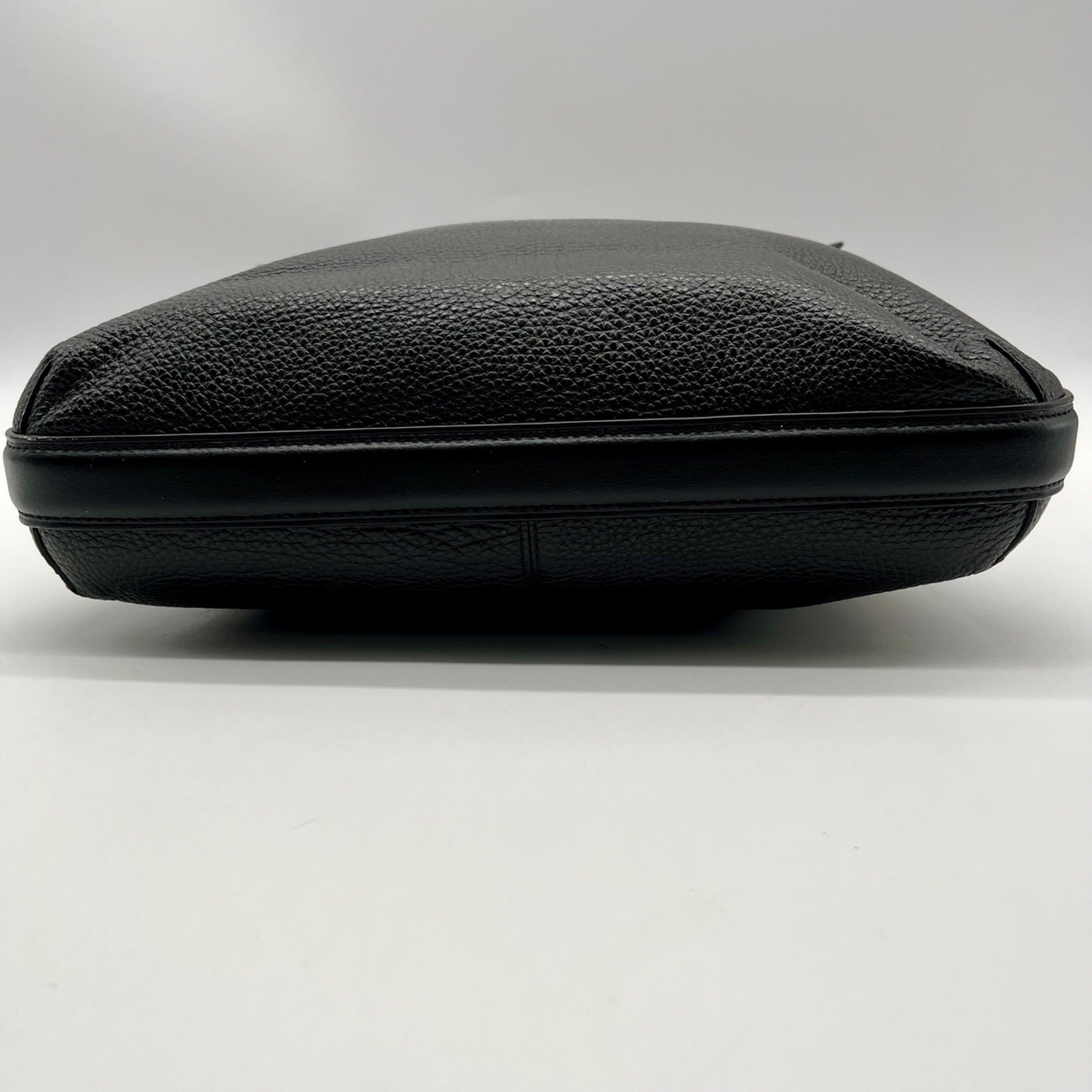 Coach Black Pebbled Leather Reversible Handbag F34823